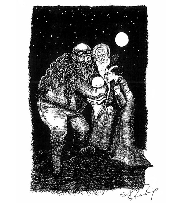 L'arrivÃ©e de Harry au 4, Privet Drive - Hagrid, Dumbledore et McGonagall
