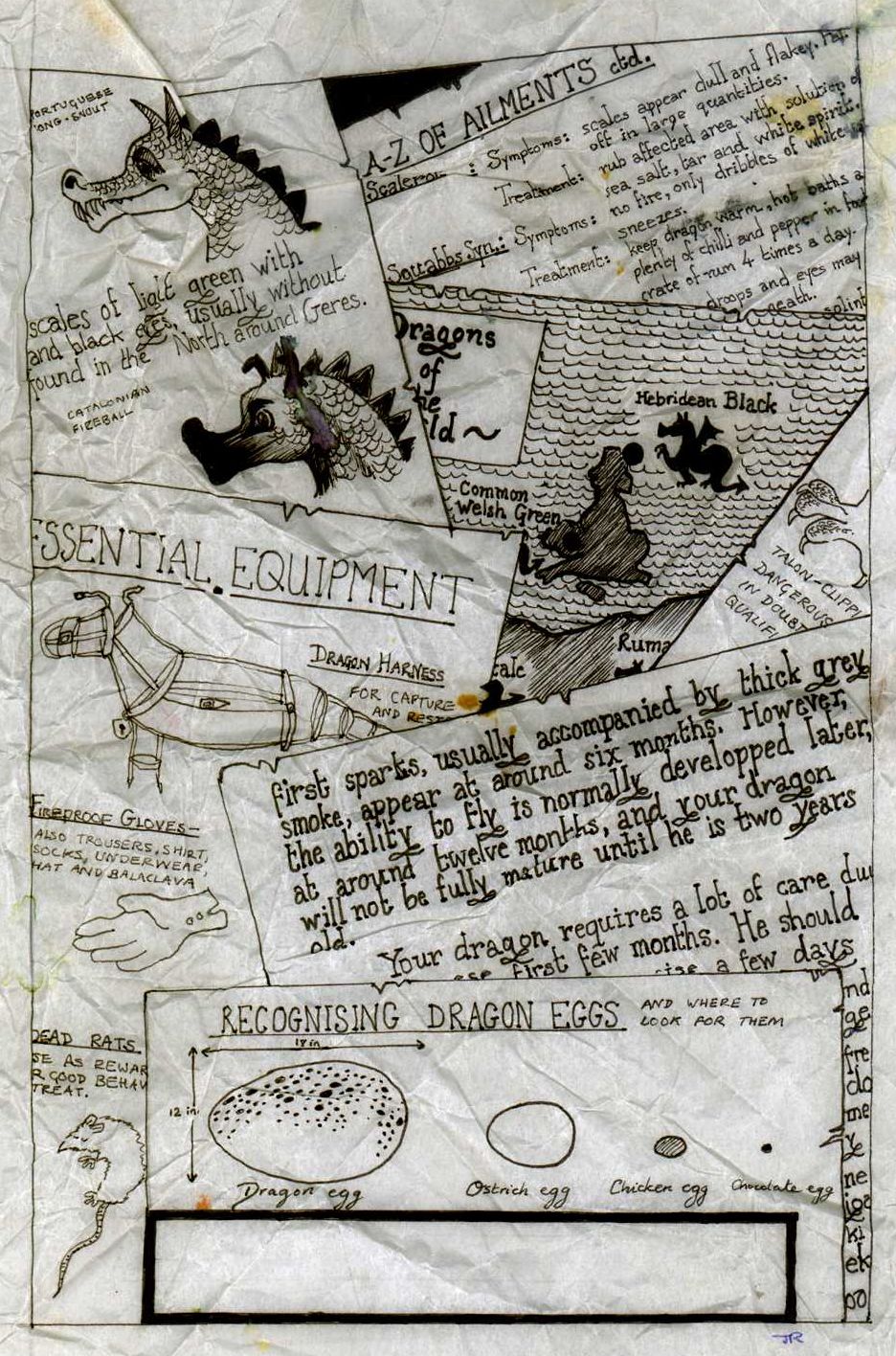 Page du livre L'élevage des Dragons pour l'agrément ou le commerce
