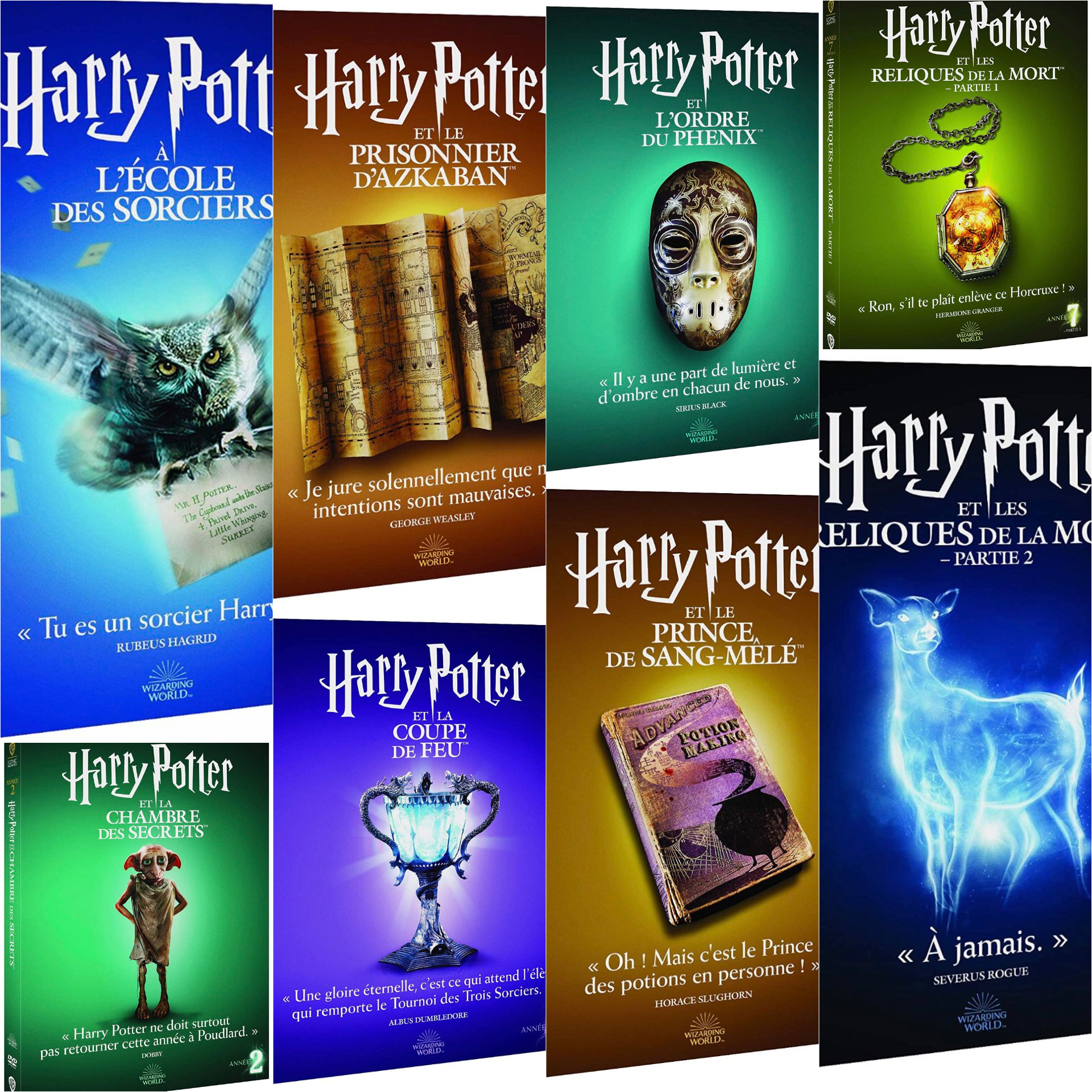 Univers Harry Potter.com - Nouveaux DVD Harry Potter et Les
